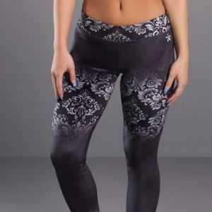 Rebel Athletic Jyll Leggings - Onyx - YM
